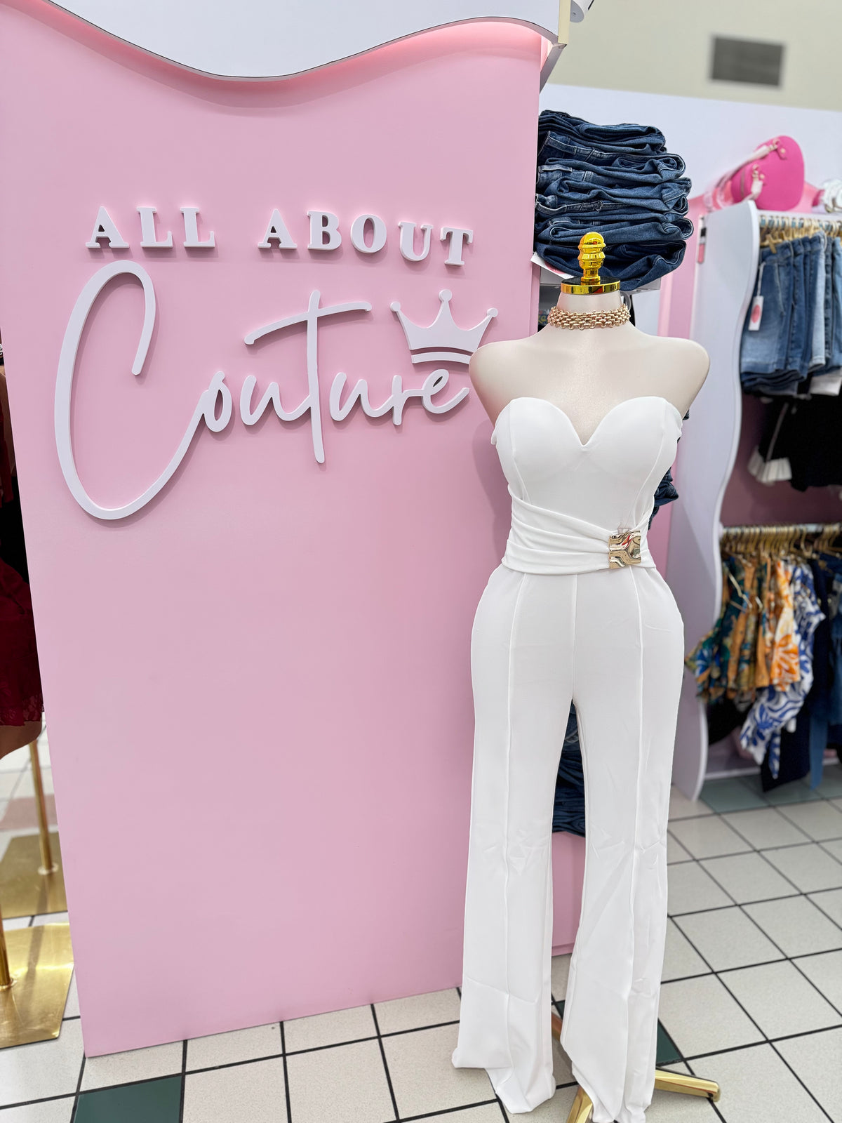 Ivory Icon Jumpsuit
