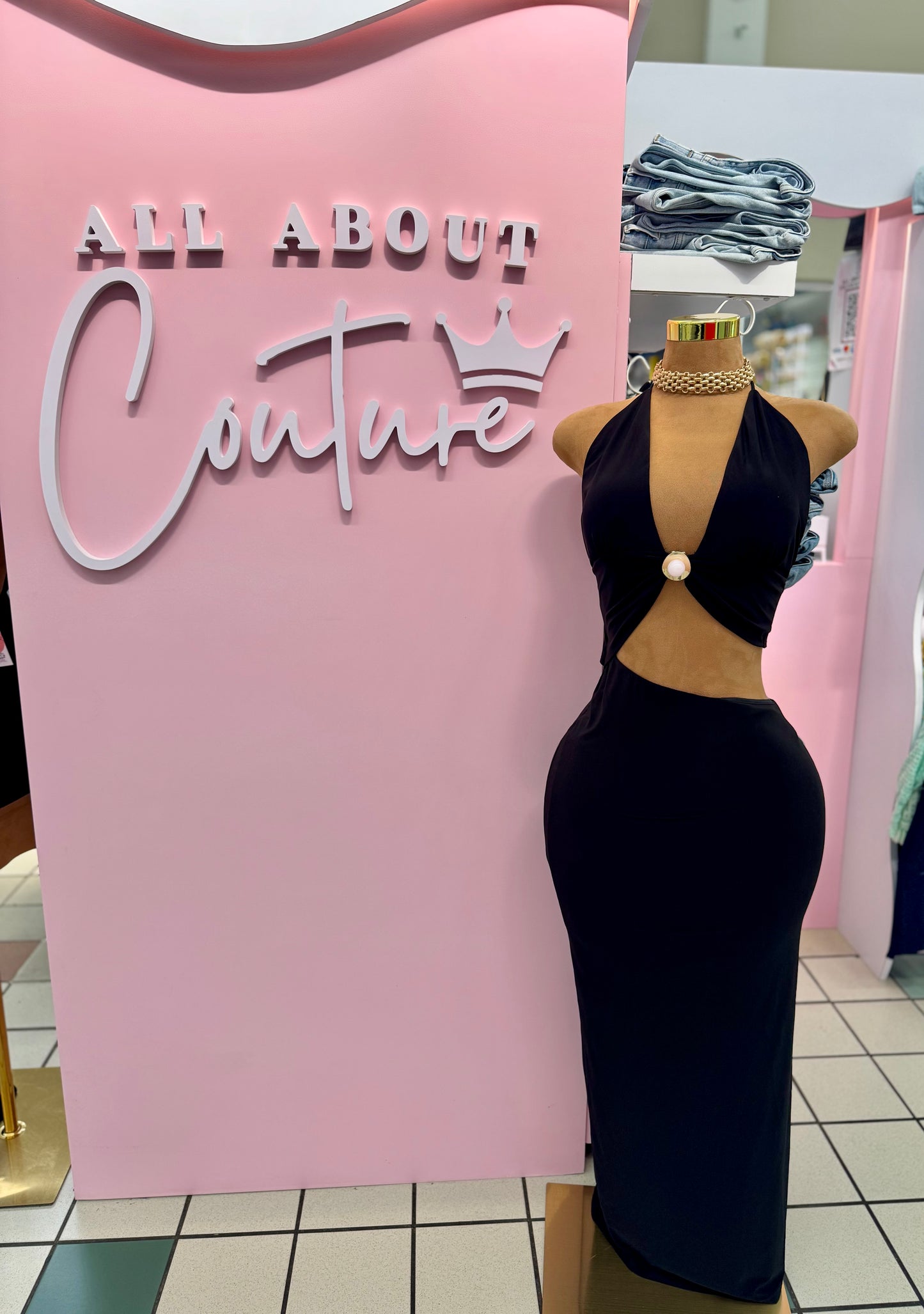 After Dark Cutout Maxi Dress