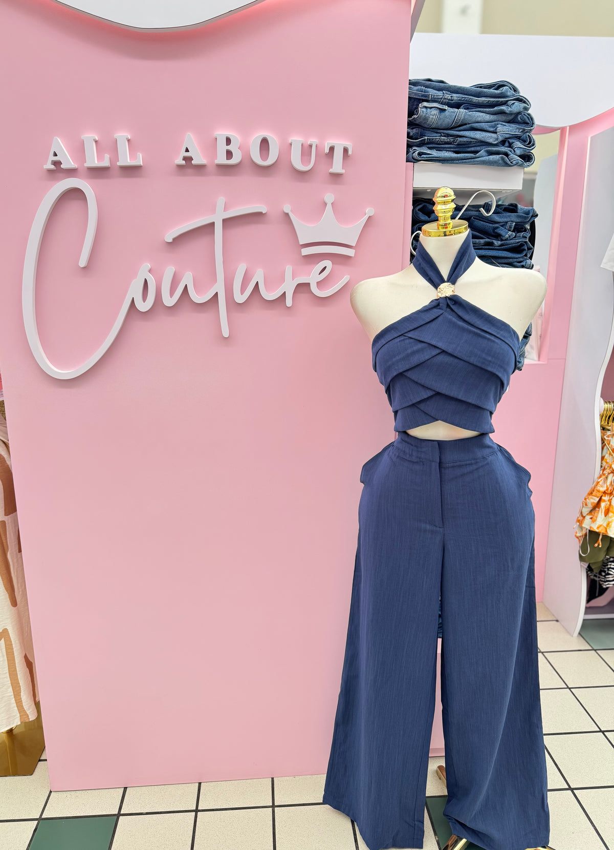 Navy Muse Matching Set