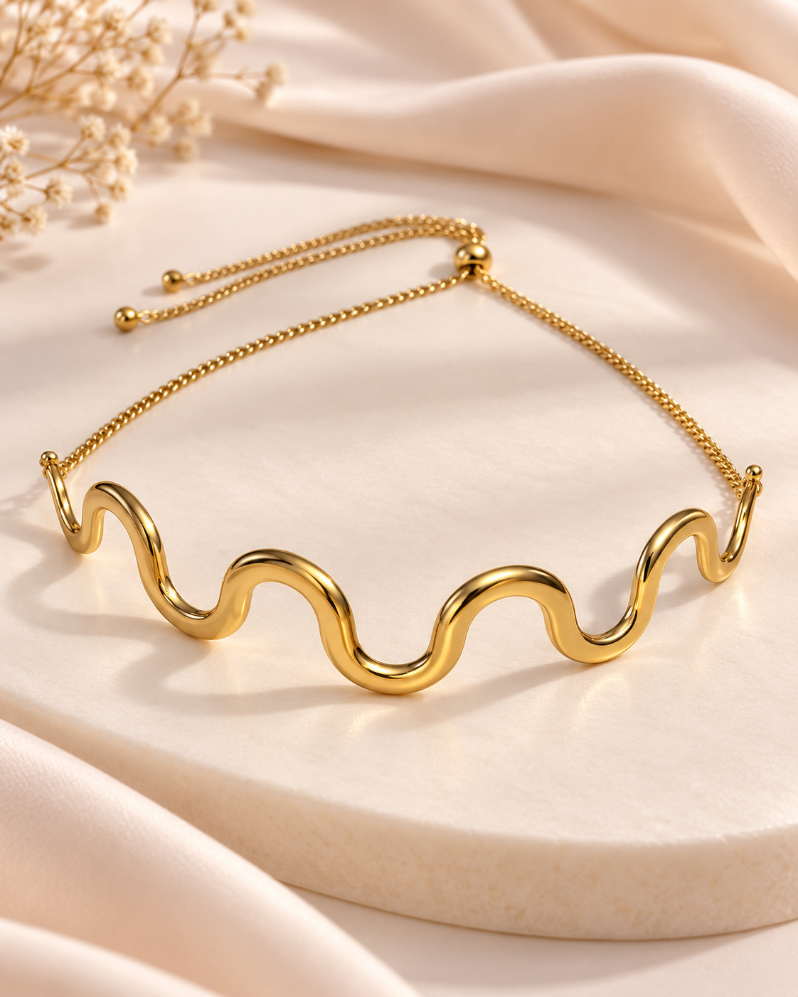 Golden Wave Choker