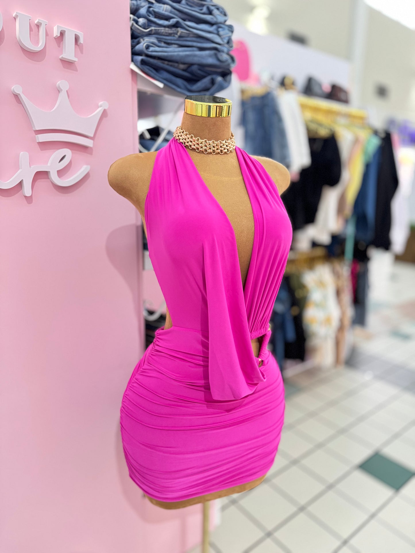 Pink Temptation Mini Dress