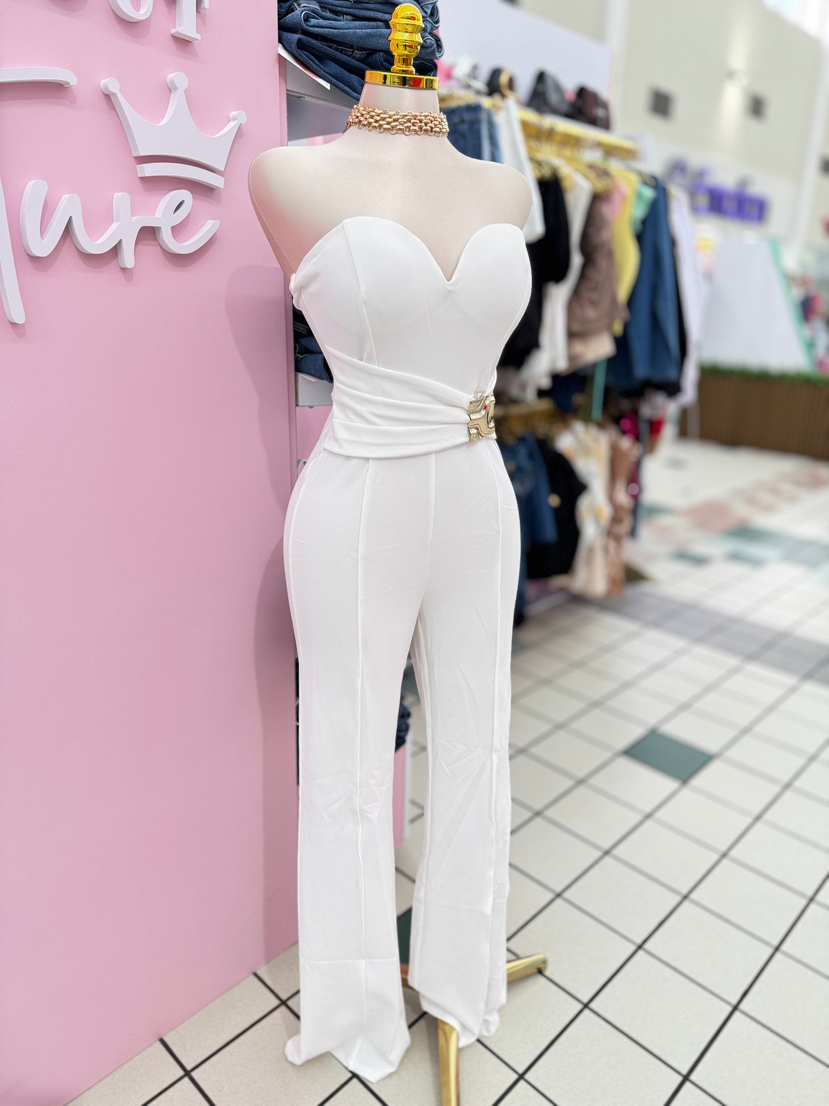 Ivory Icon Jumpsuit
