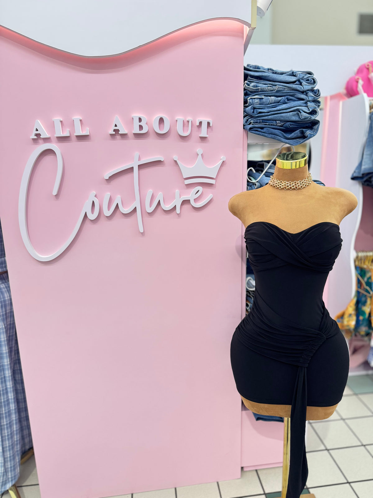 Siren Silhouette Mini Dress
