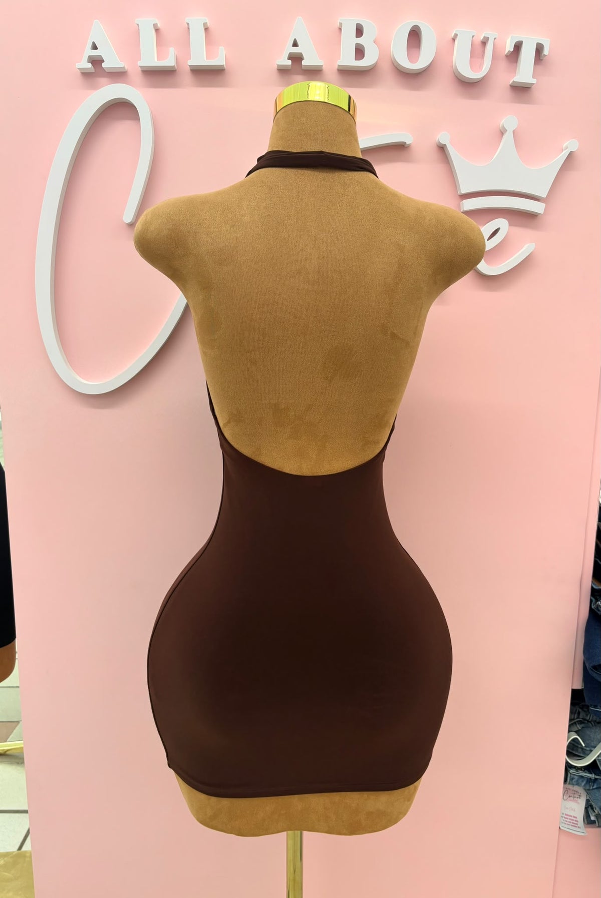 Chocolate Kiss Mini Dress