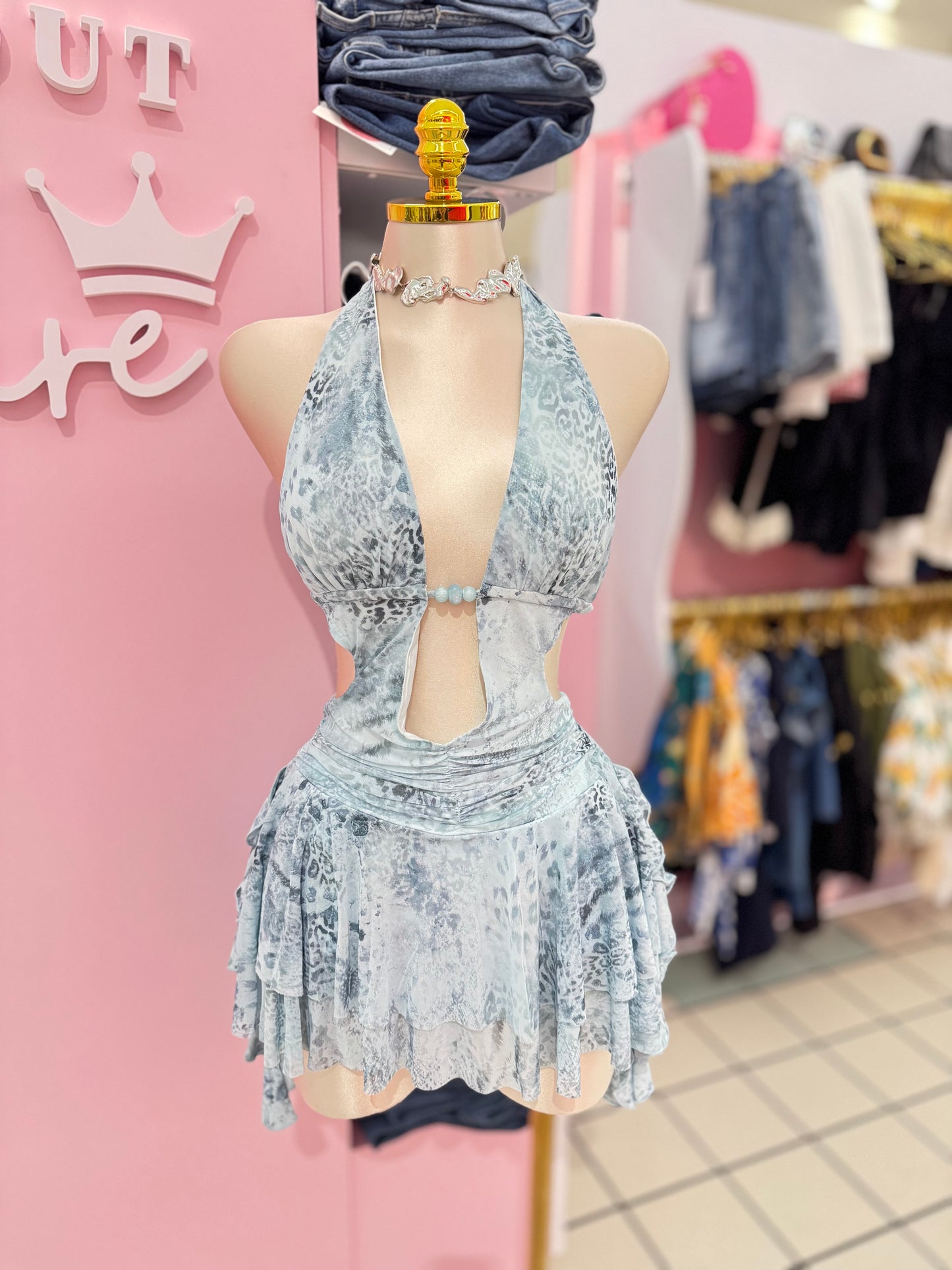 Siren Mist Mini Dress