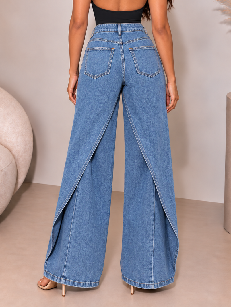 Crossline Wide Leg Jeans