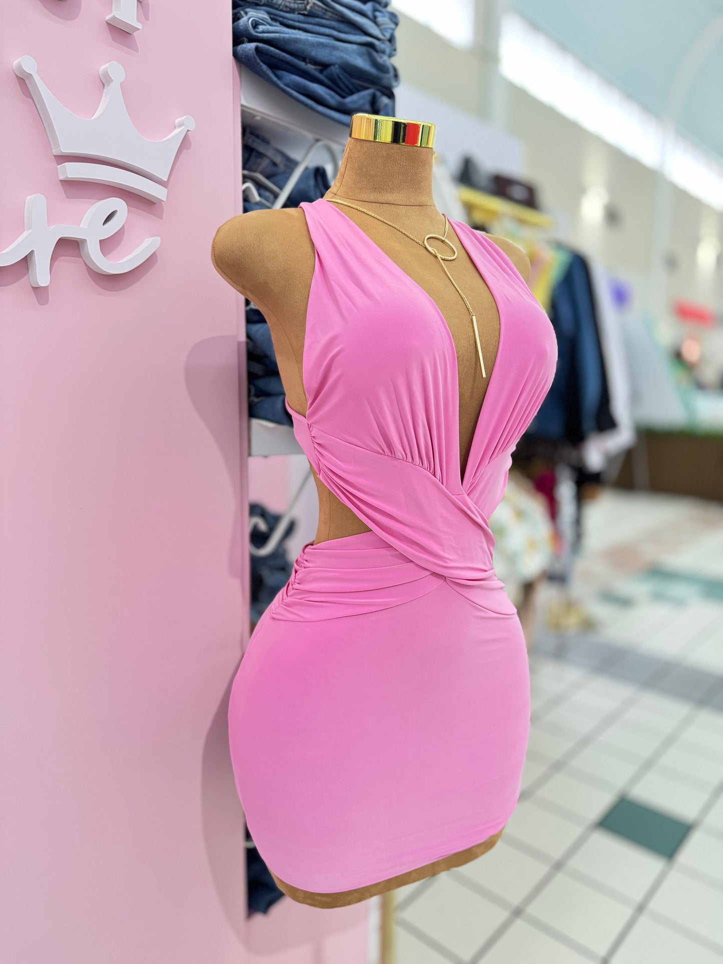 Pink Temptation Mini Dress