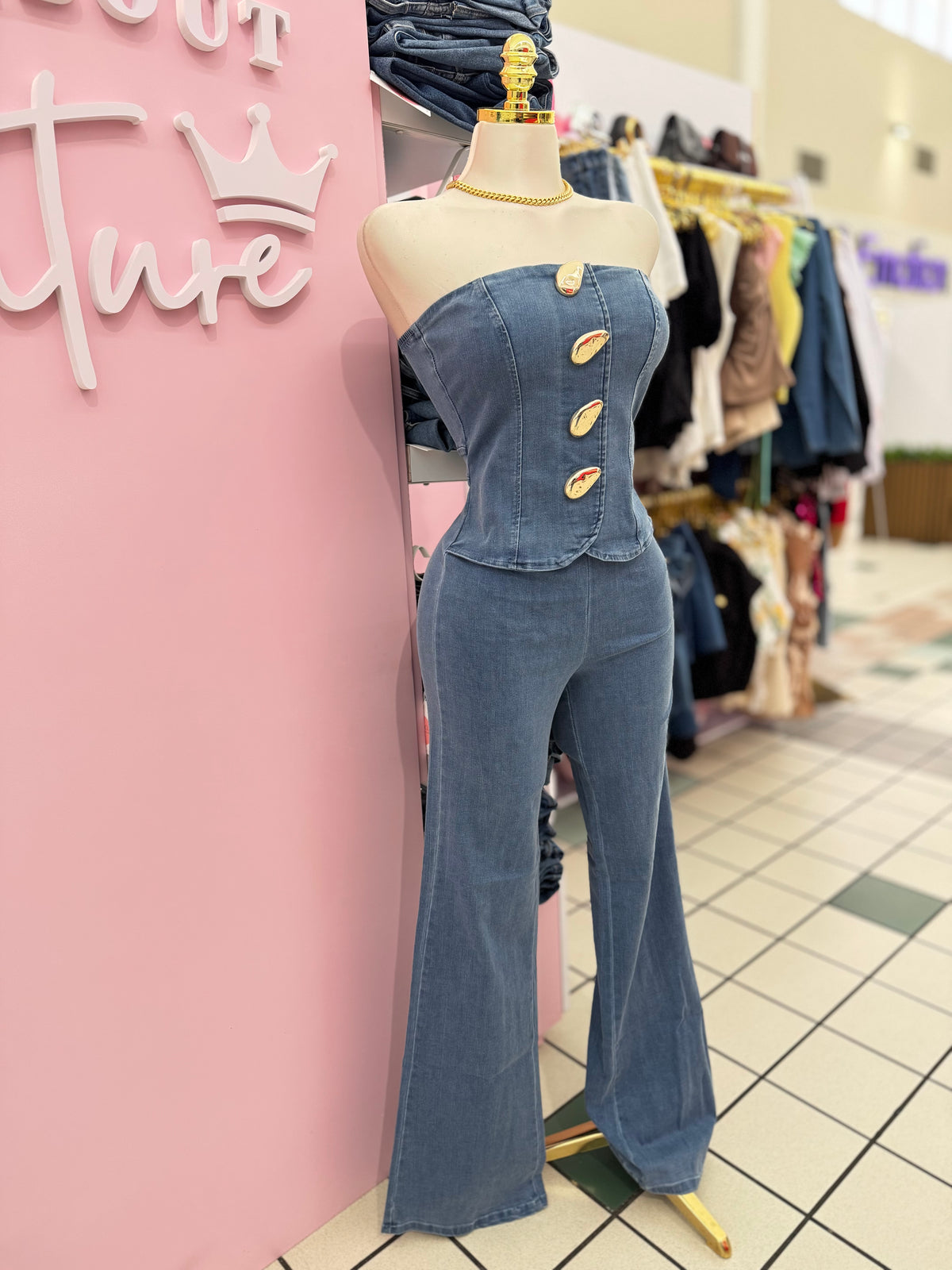 Denim Affair Jumpsuit