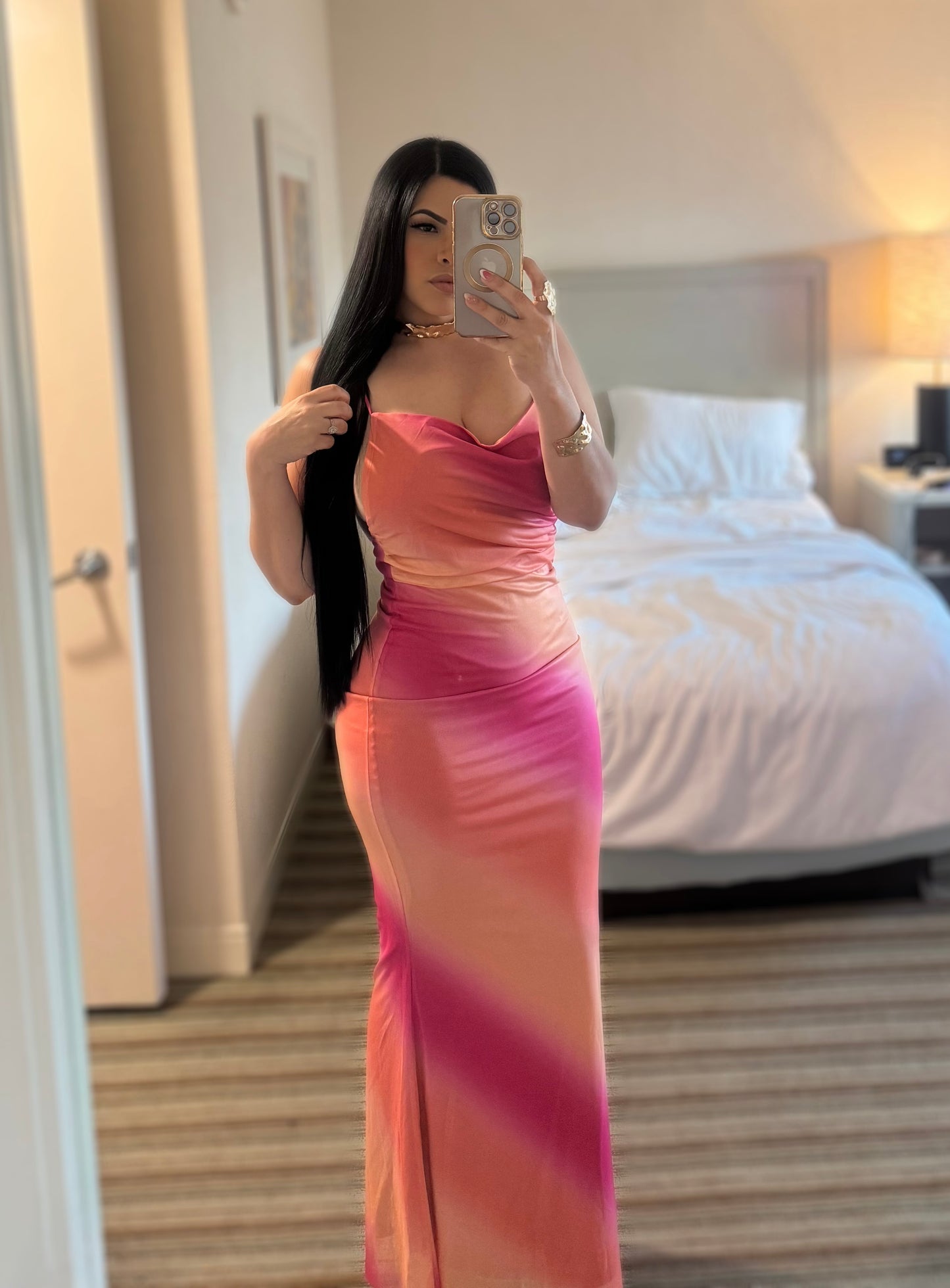 Sunset Glow Maxi Dress
