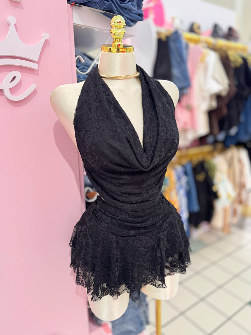 Noir Lace Set