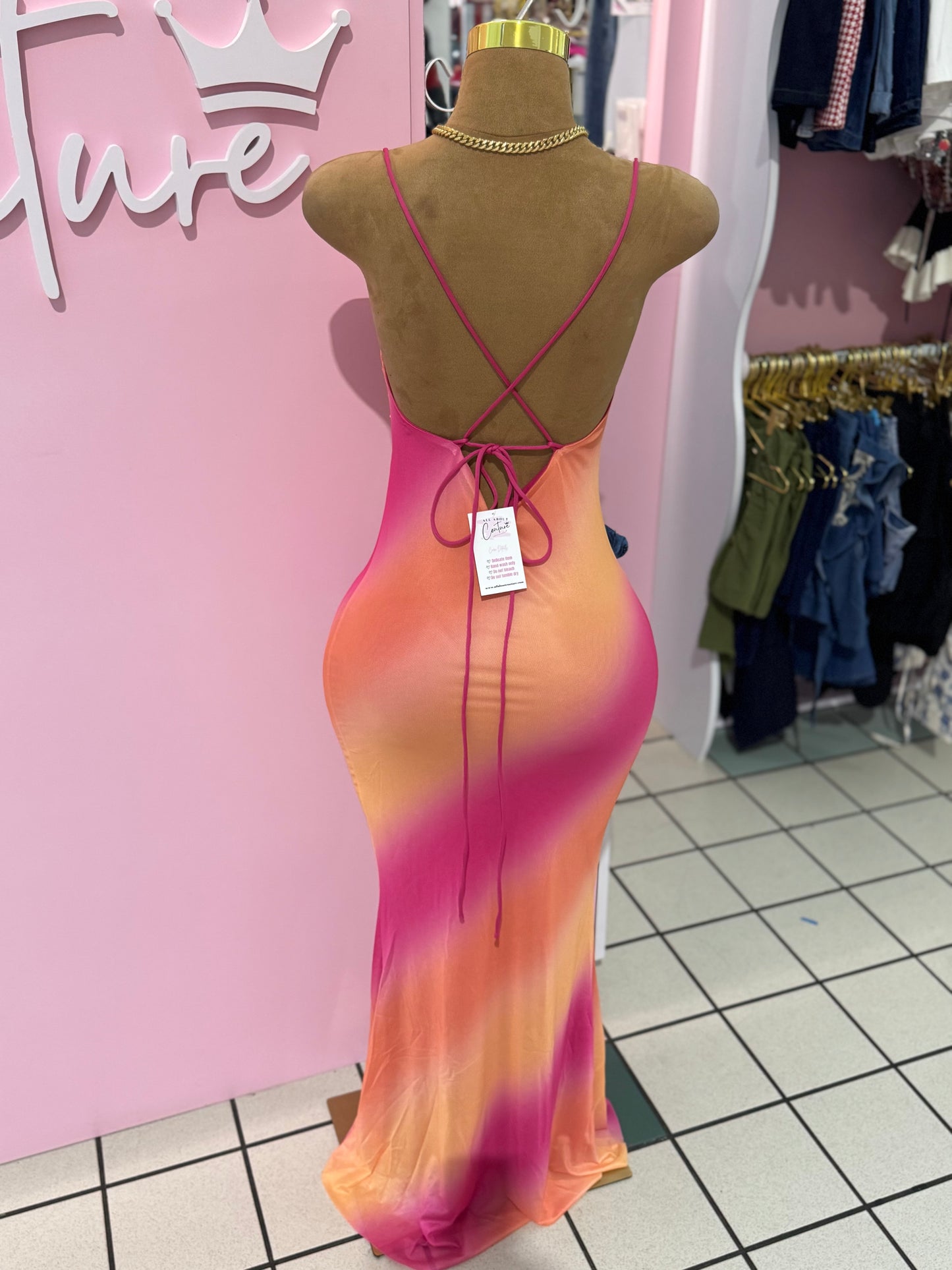 Sunset Glow Maxi Dress