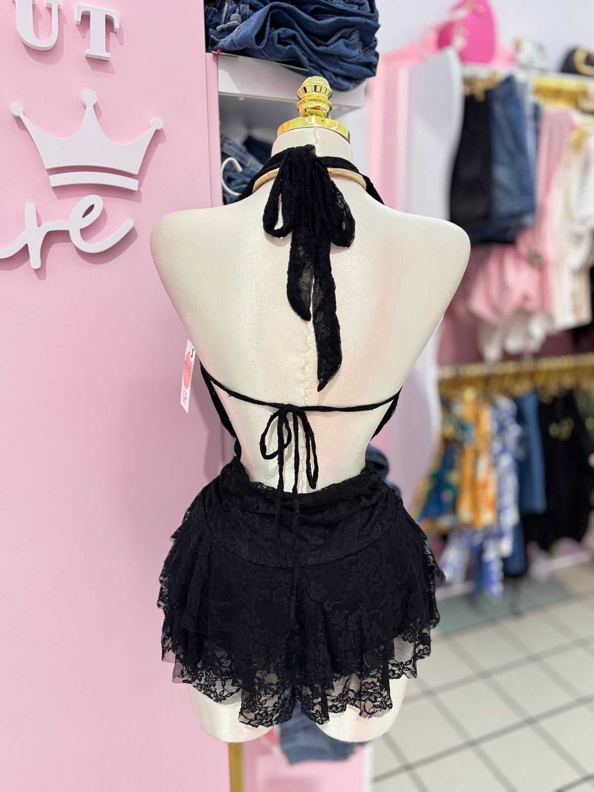 Noir Lace Set