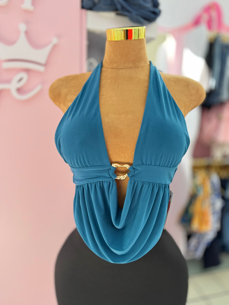 Ocean Glow Halter Top