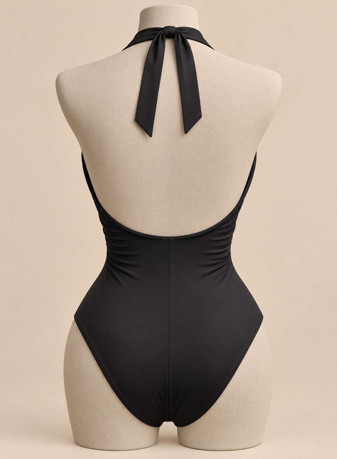 Black Desire Halter Bodysuit