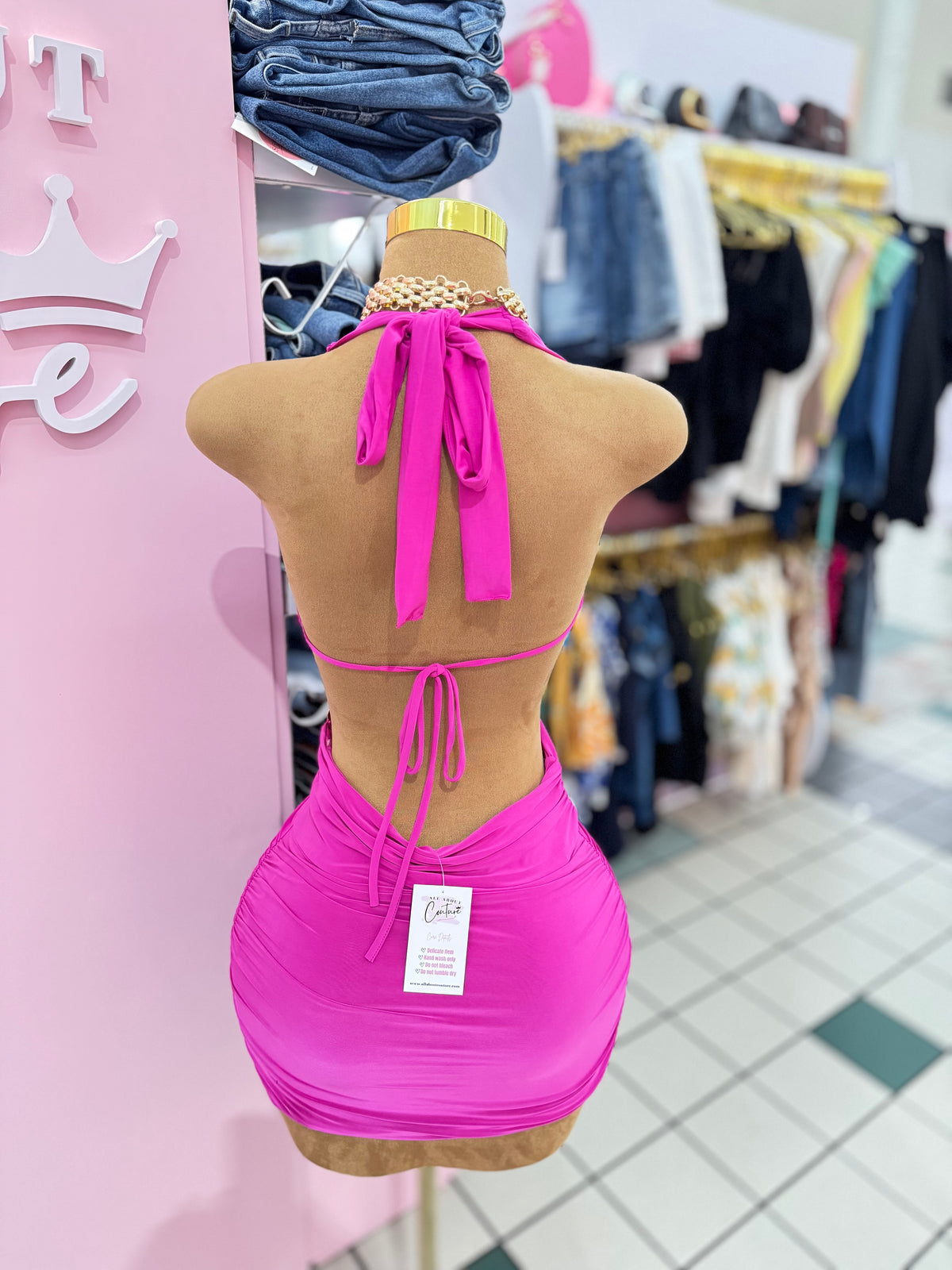 Pink Temptation Mini Dress