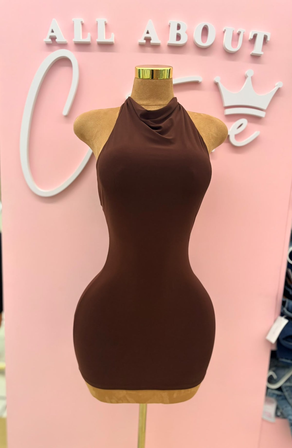 Chocolate Kiss Mini Dress