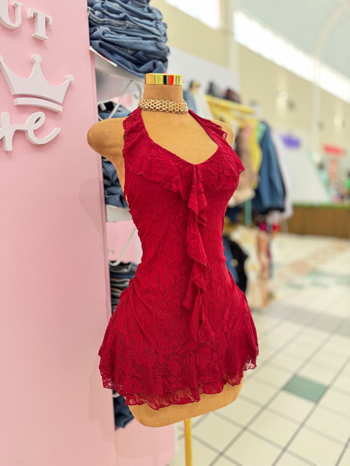 Romance Lace Mini Dress