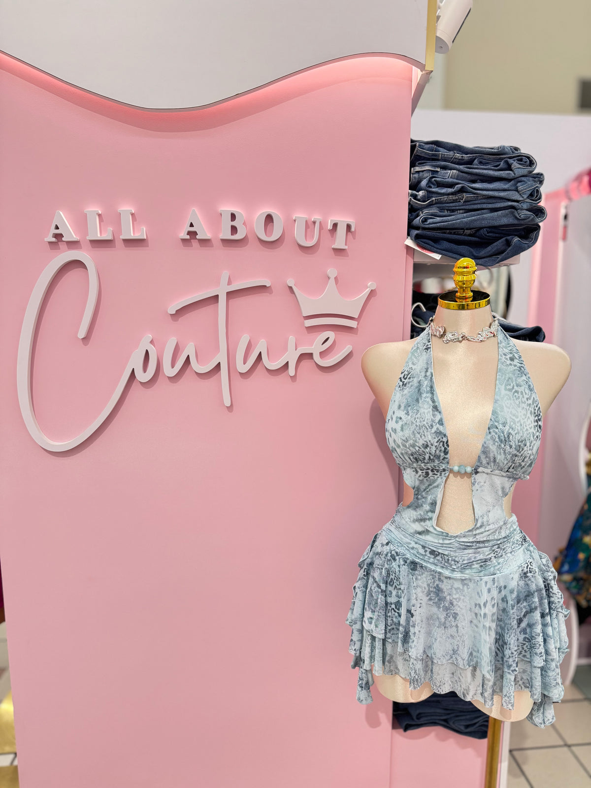 Siren Mist Mini Dress