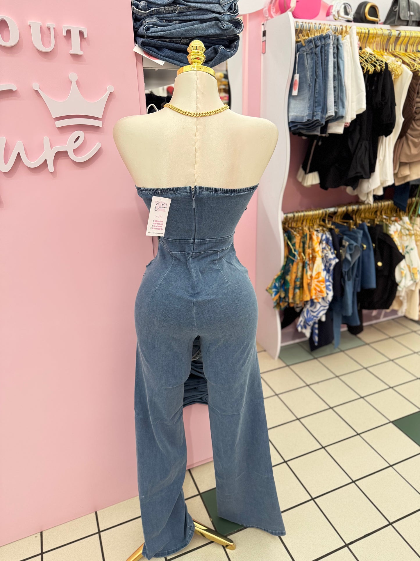 Denim Affair Jumpsuit