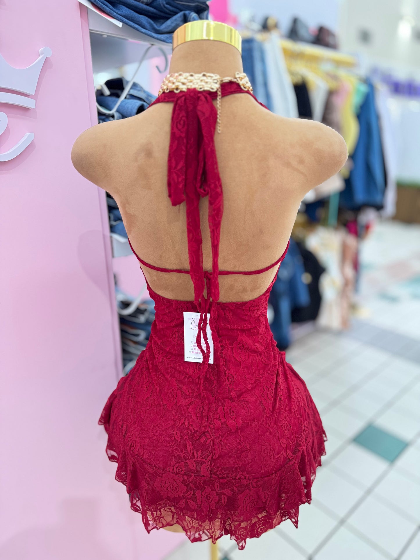 Romance Lace Mini Dress