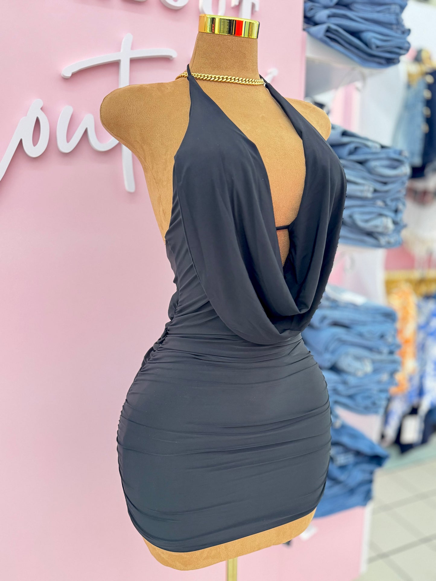 Sleek Intent Mini Dress