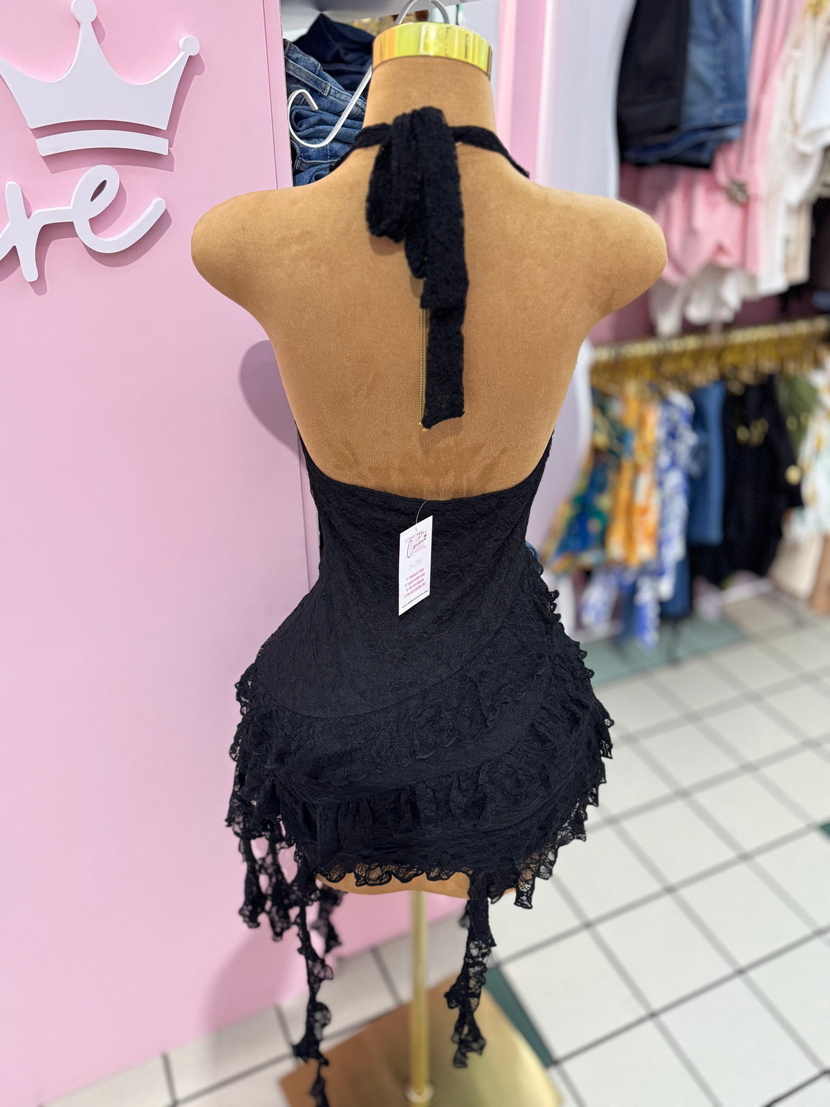 Sienna Lace Mini Dress
