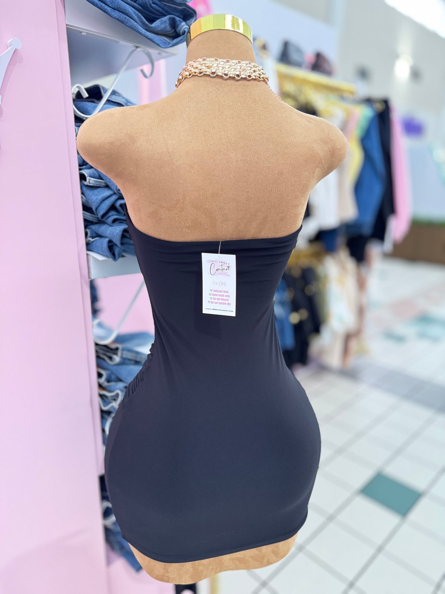 Siren Silhouette Mini Dress