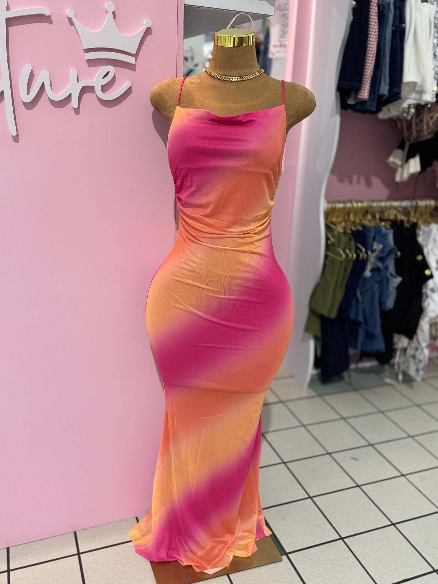 Sunset Glow Maxi Dress