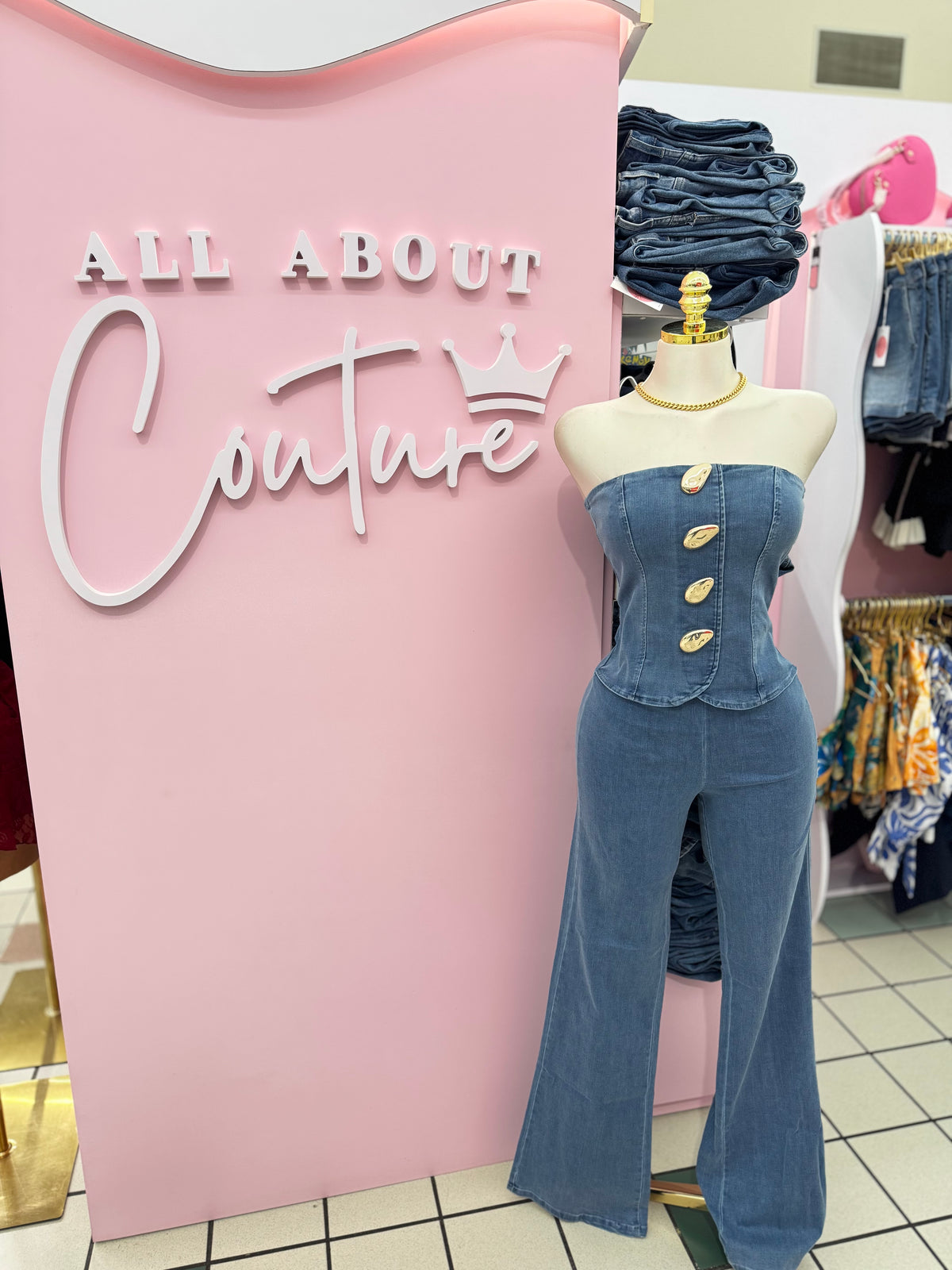 Denim Affair Jumpsuit