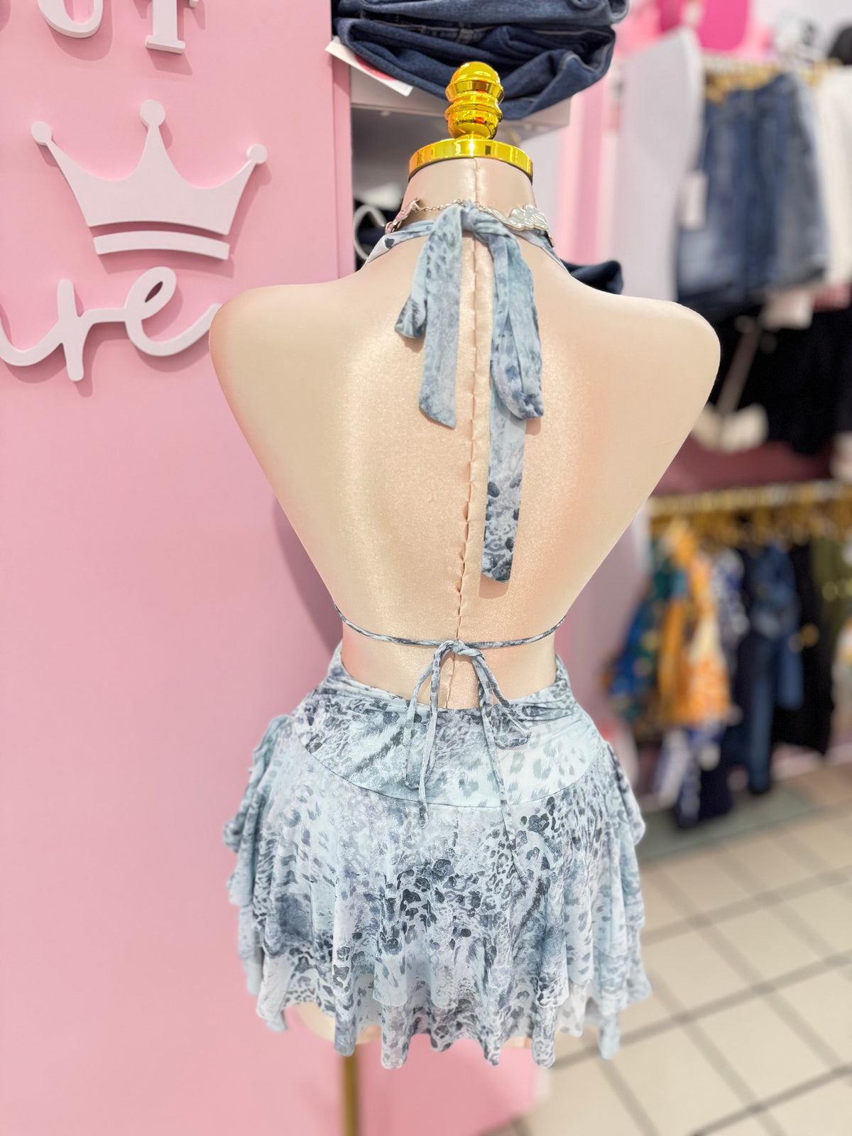 Siren Mist Mini Dress