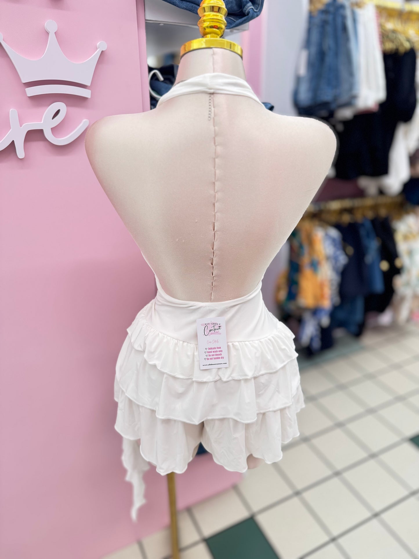Ivory Afterglow Romper