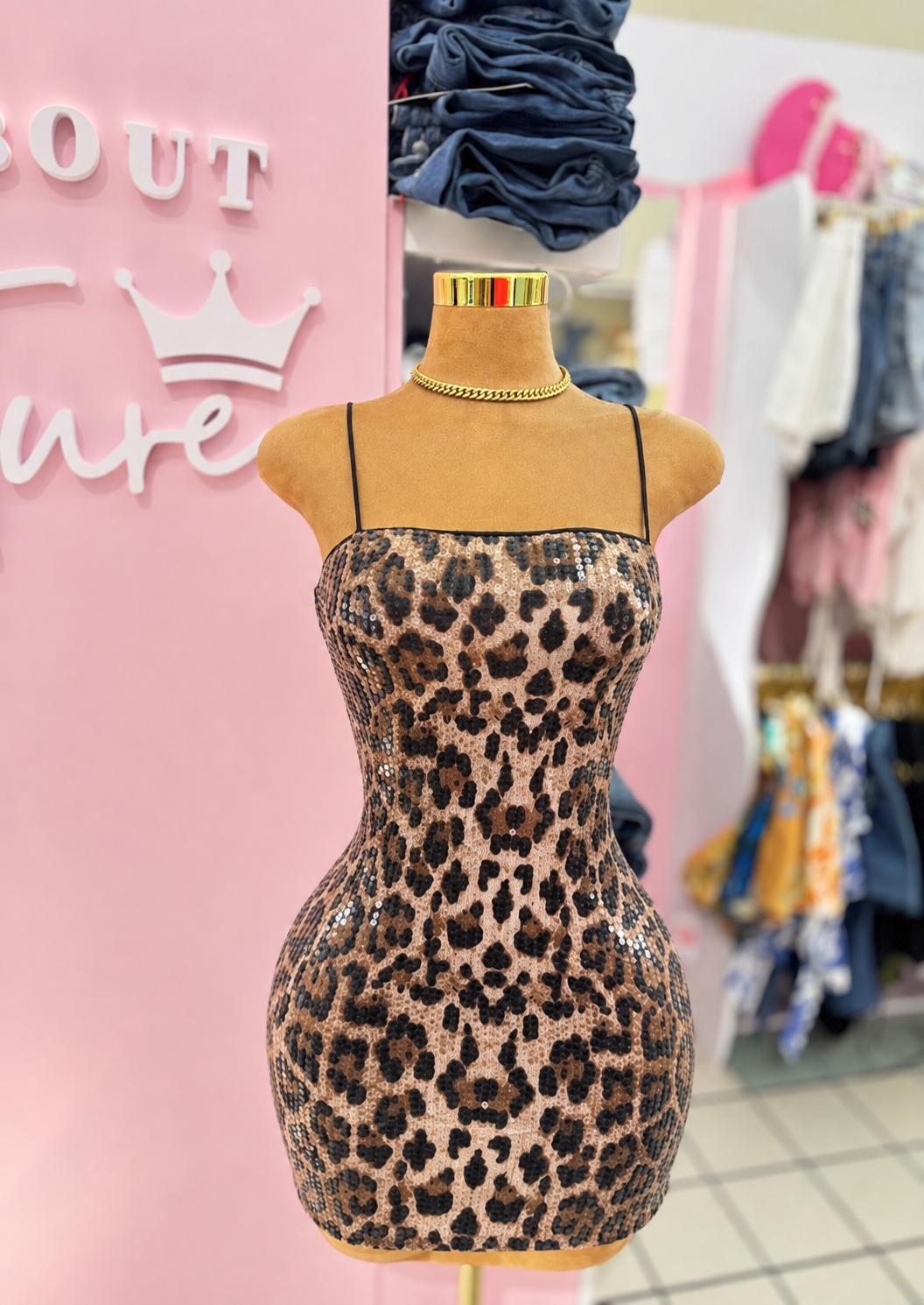 Wild Glam Sequin Mini Dress