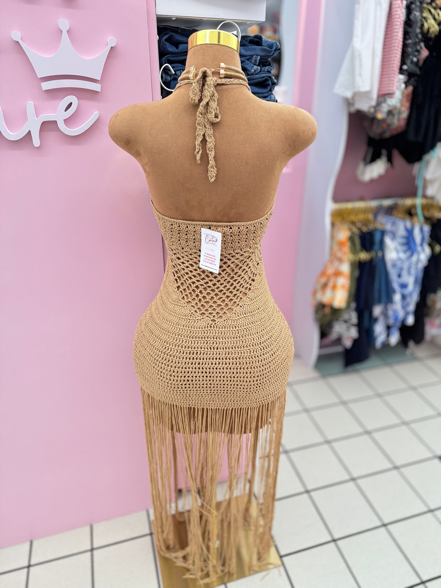 Golden Sands Crochet Cover-Up