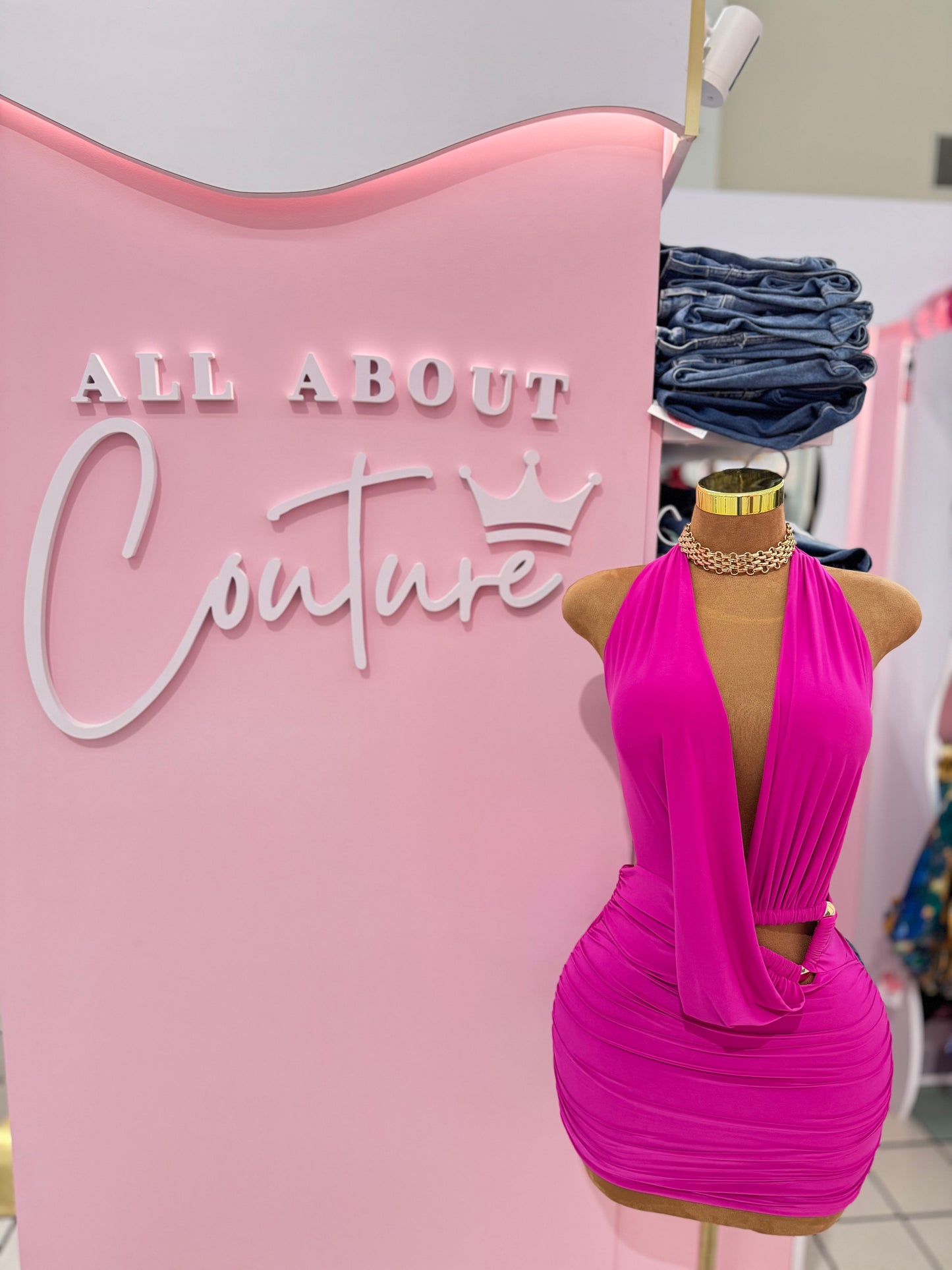 Pink Temptation Mini Dress