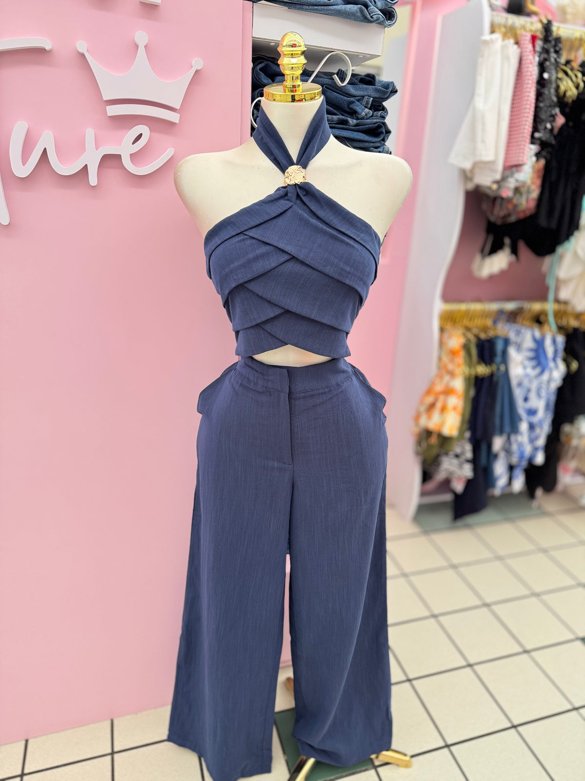 Navy Muse Matching Set