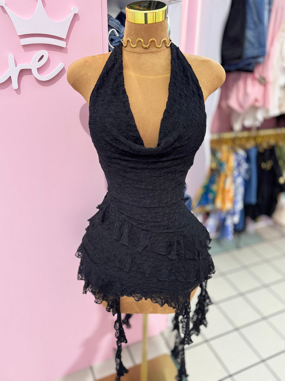 Sienna Lace Mini Dress