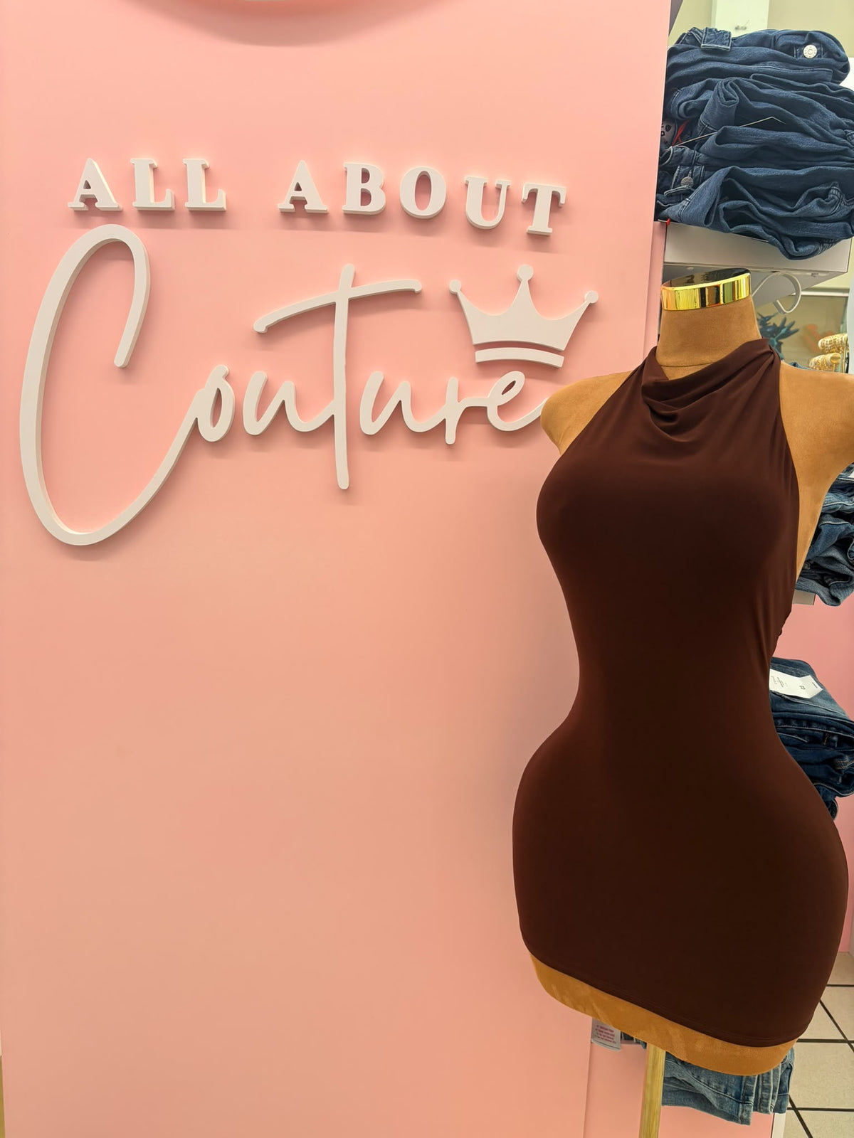 Chocolate Kiss Mini Dress