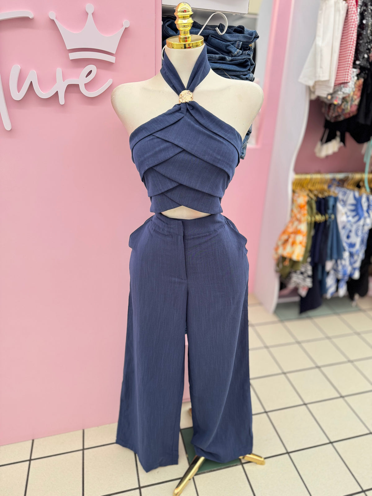 Navy Muse Matching Set