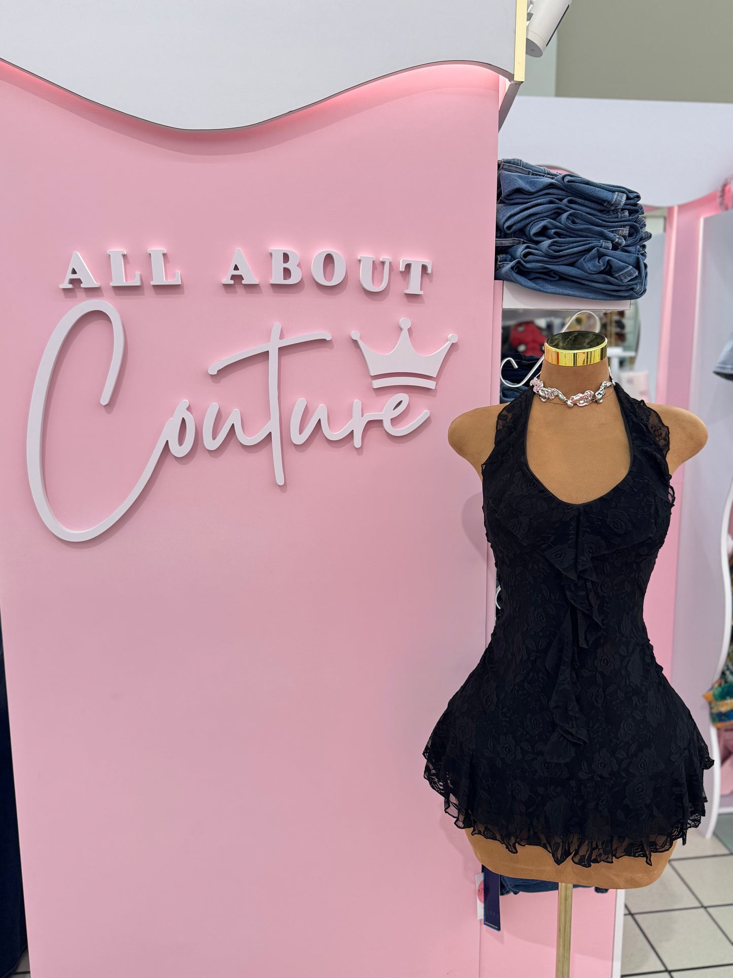 After Hours Lace Mini Dress