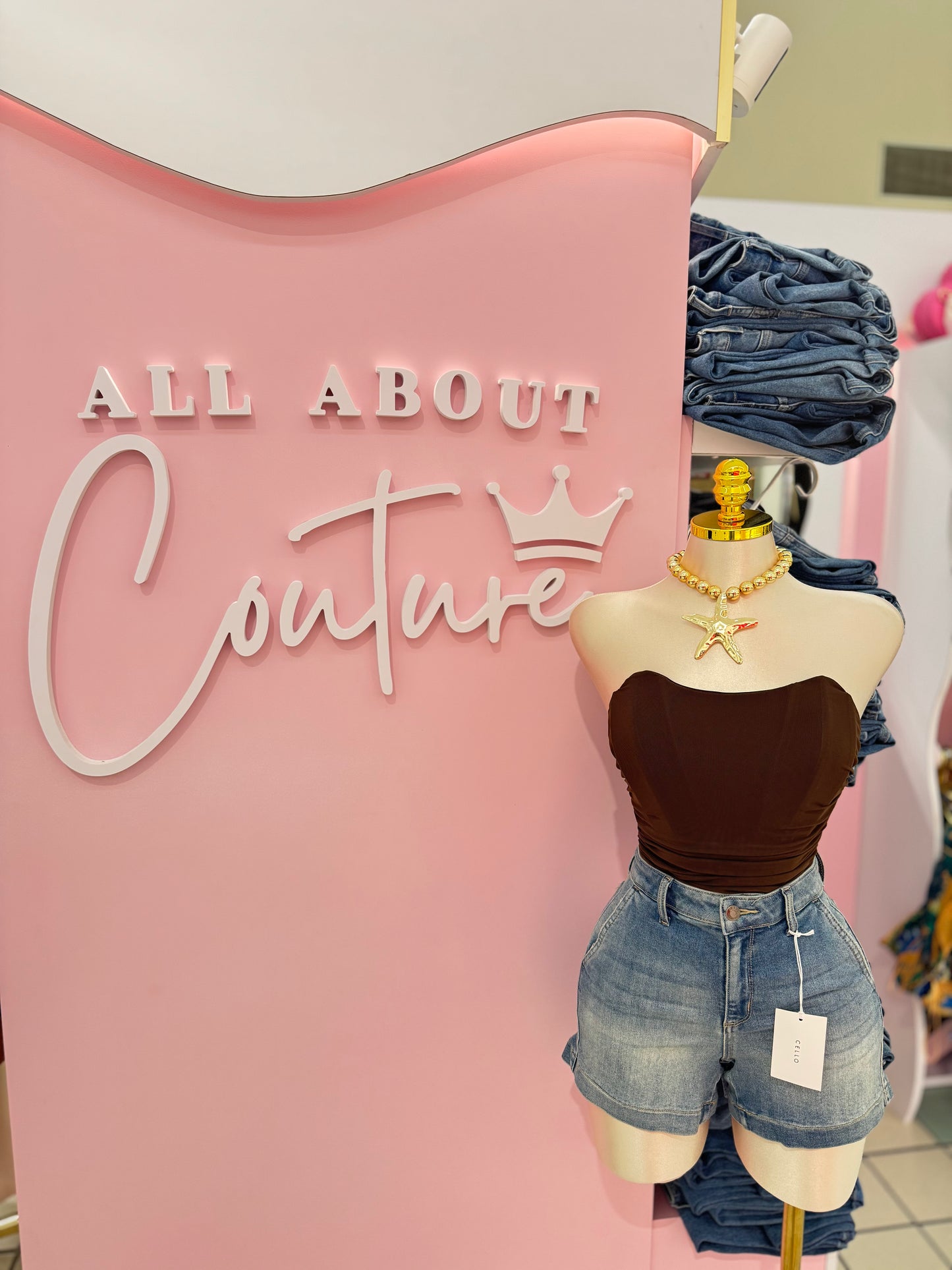 Perfect Curve High-Rise Denim Shorts