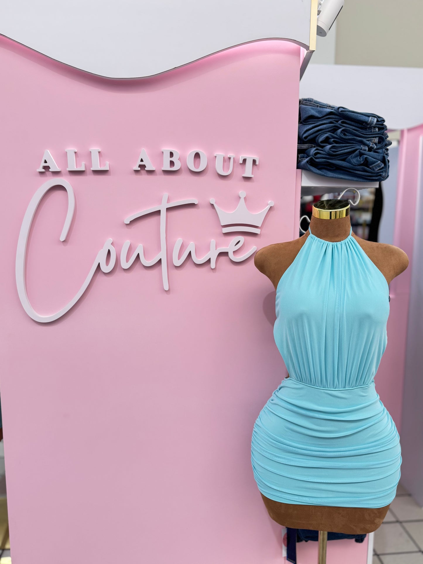 Blue Lagoon Mini Dress
