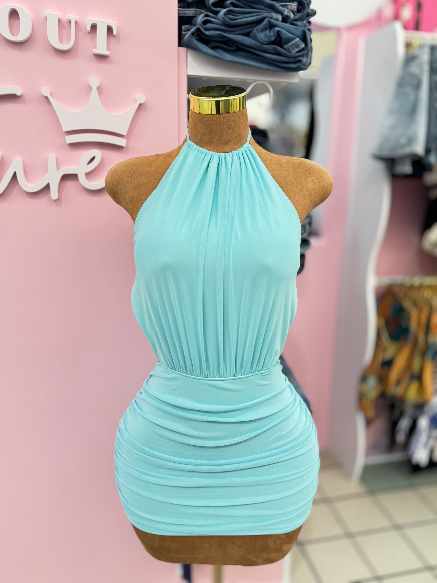 Blue Lagoon Mini Dress