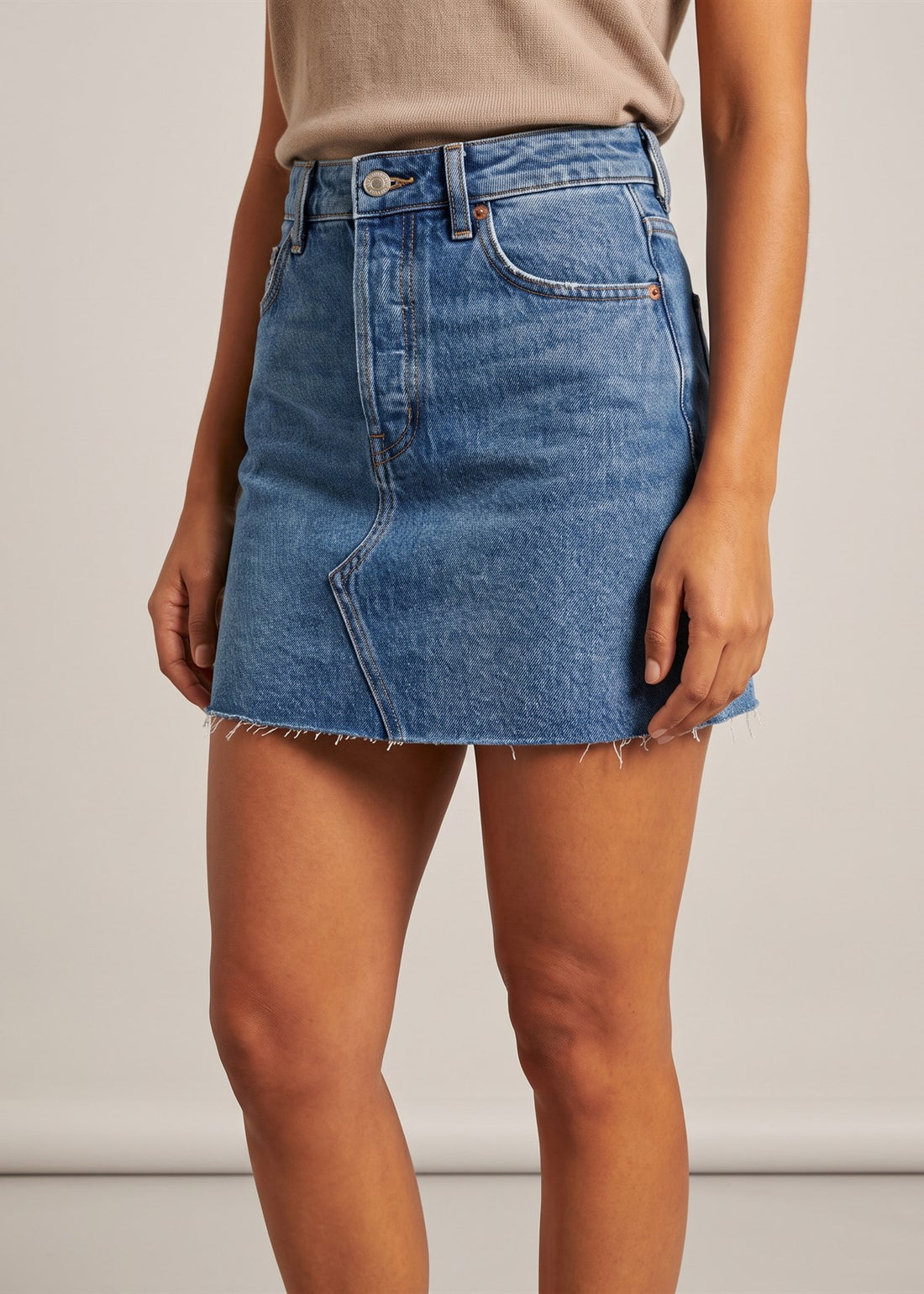 Marea Denim Mini Skirt — photo 2