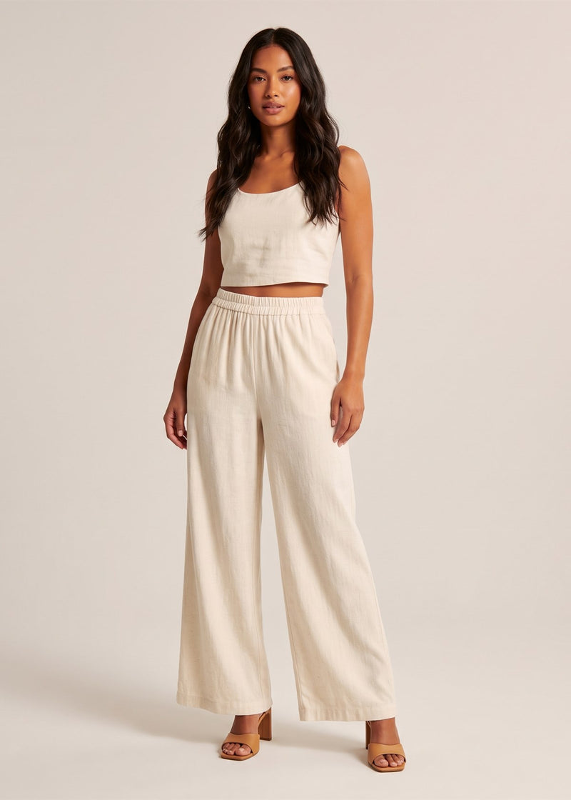 Brisa Linen Palazzo Pants — photo 1