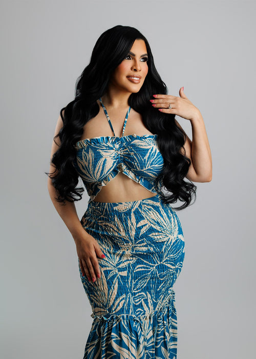 Conjunto Palma · Top y falda sirena — foto 2
