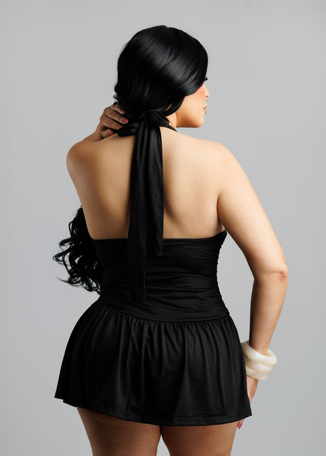 Romper Noa · Halter con falda — foto 3