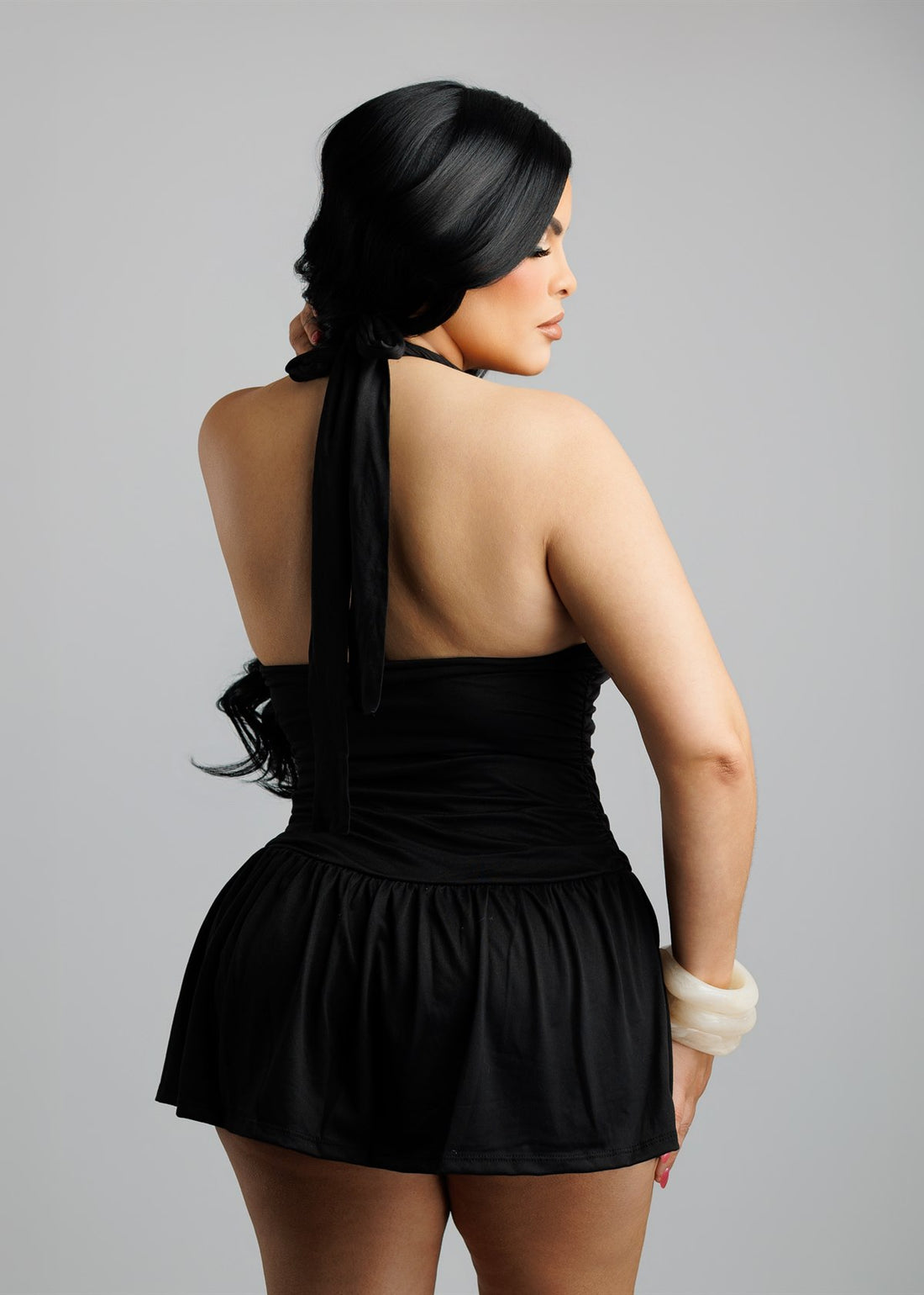 Romper Noa · Halter con falda — foto 4